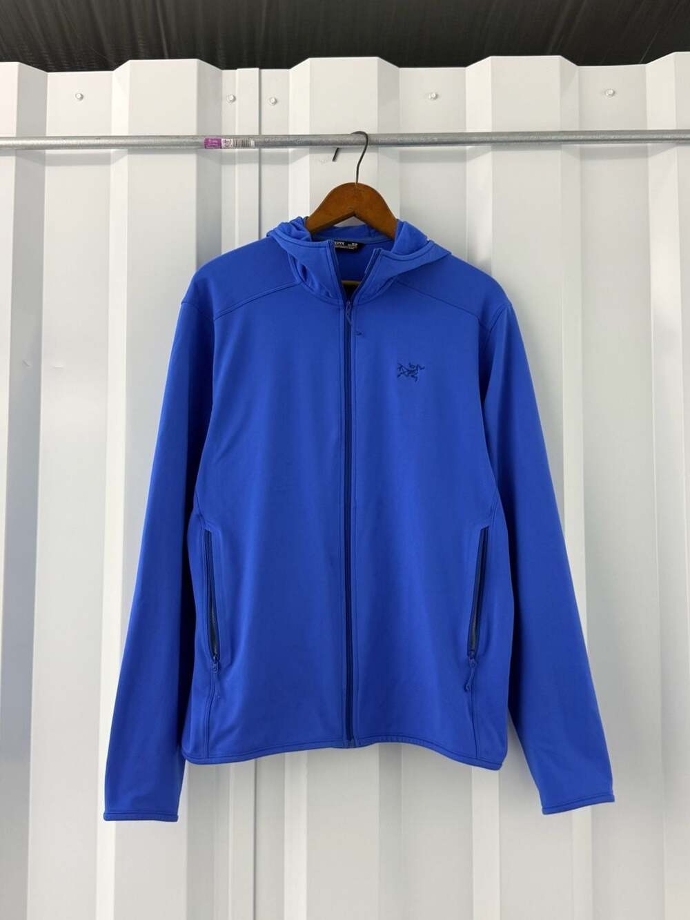 Arcteryx Kyanite Lightweight Hoody Mens Medium Blue Full Zip Fleece Jacket